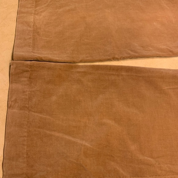 Vintage Camel Tan Velveteen High Waisted Pants by Ms. Dibs - Picture 11 of 12